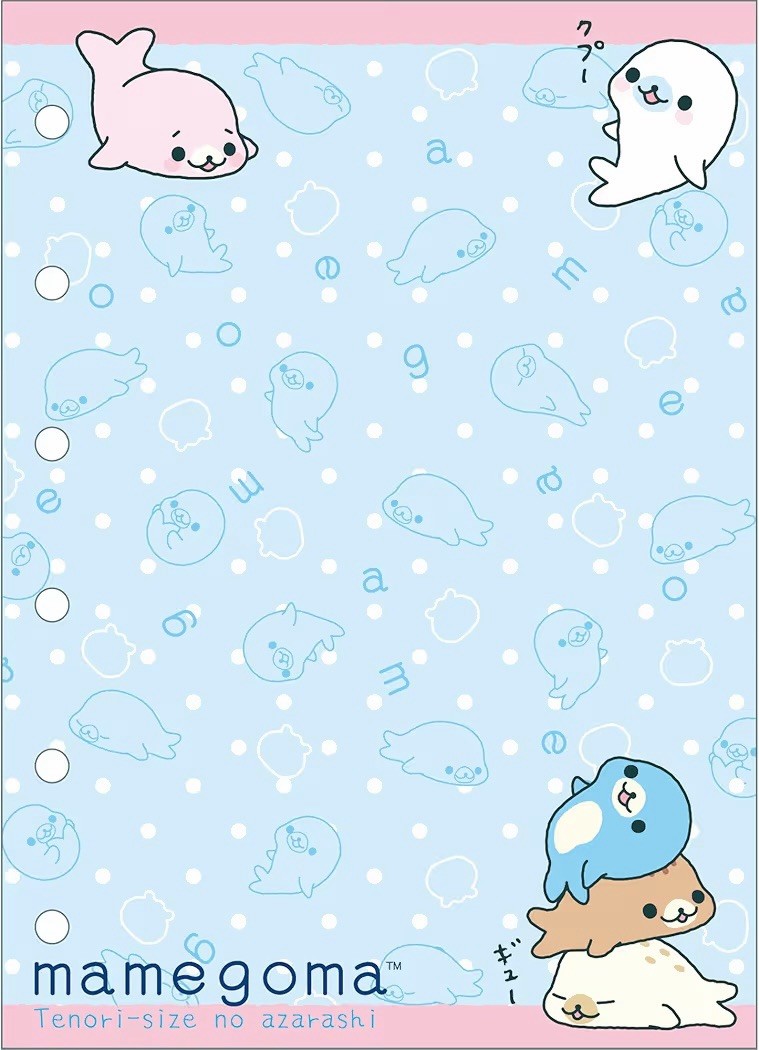 Mamegoma Sticker Binder San-X Japan Kawaii Seal Album Glitter FS