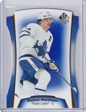 2021-22 SP AUTHENTIC DIECUT BLUE DC17 AUSTON MATTHEWS TORONTO MAPLE LEAFS