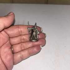 Vintage 1985 BARE METAL Pewter Ral Partha Dungeons & Dragons Wizard Figurine