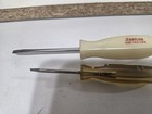 Vintage Snap On Tools Flat Head Screwdrivers White SSD143 Clear SSD204 — photo 4