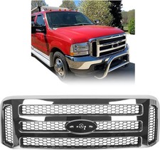 Front Grille Compatible with Ford 1999-2004 F250 F350 Super Duty 2000-2004 Excur