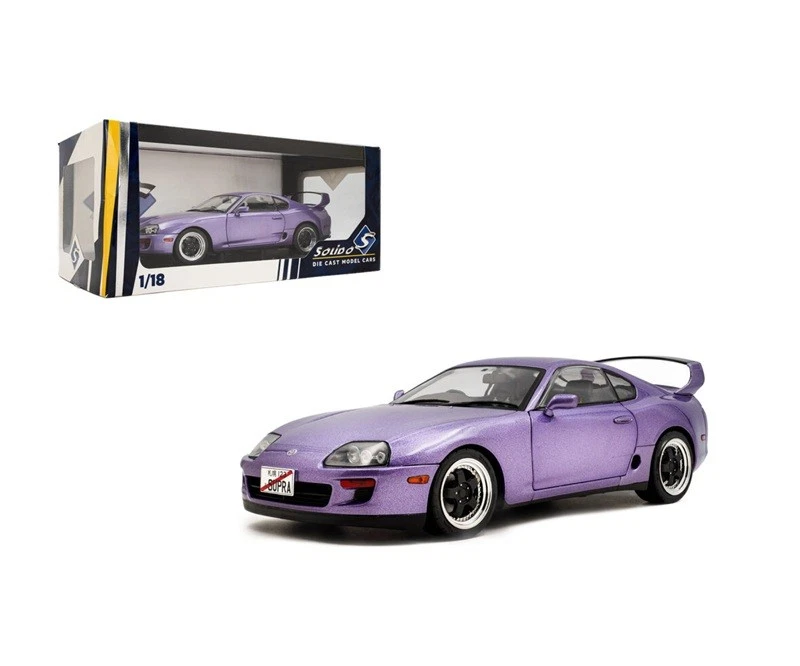 TOYOTA SUPRA MK4 (A80) SOLIDO WORKS 1993 PURPLE 1 18 Solido Auto Stradali -F- No