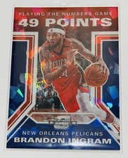 2019-20 Panini Contenders Optic Red Ice Playing The Numbers Game Brandon Ingram
