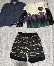 Hanna Anderson Shirt and Short Bundle Boys Size 8 100 Organic