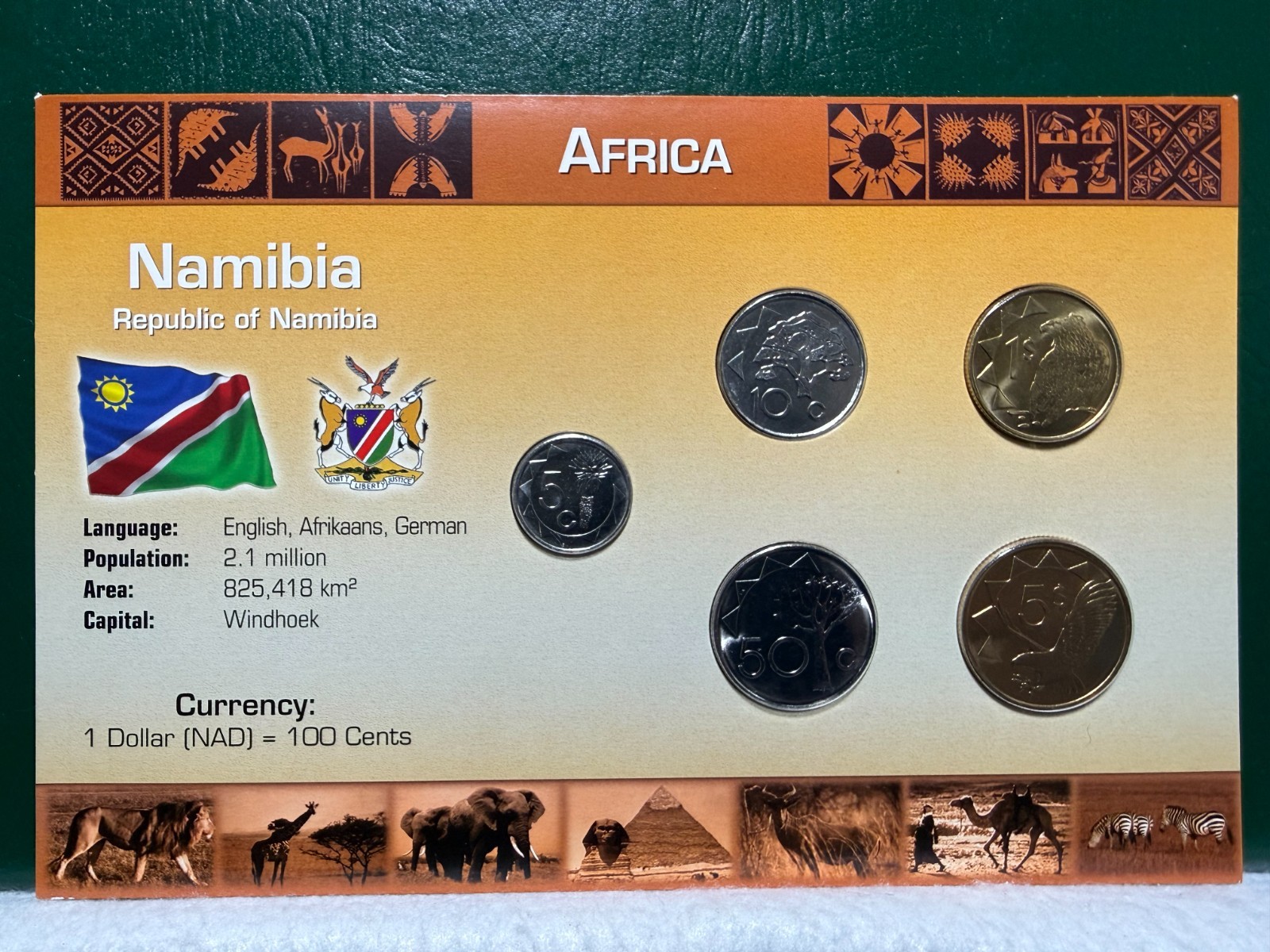 Littleton World Coin Set – Namibia5 coins – Antique Coins World
