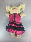 1983 Cabbage Patch Kids Koosas Doll Blonde Hair Pink Dress