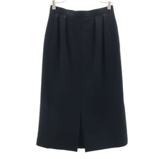 Used Christian Dior 90s Wool Old Mimole length skirt L black Women