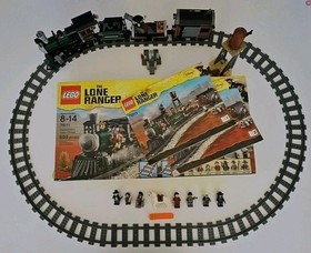 LEGO The Lone Ranger 79111 Constitution Train Chase 100% Complete w/Box &Manuals