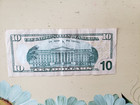$10 Dollar Bill Fancy Serial Number 2017 – Birthday Special 1974/10/30-19741030 — photo 2