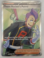 Pokemon Team Rocket's Petrel 226/182 Sv10: Destined Rivals Holo on eBay