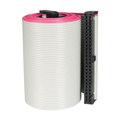Flat Ribbon Cable with F/F C Type, [for Displayed Projects] - 26'' 10 Pins