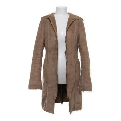 Eddy's Jackets, Shearling Jacke, Damen, Größe: S, Beige, Einfarbig #gMZ