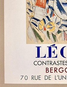 Fernand LÉGER - Affiche originale d'exposition - vue 4 sur 5