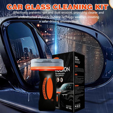 2 Pcs Glass Oil Film Remover Car Automotive Oil Film Cleaning Brush Car Windows