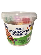 Mini Food Mochi Squishies 24 Pcs w/Bucket Age 3  Squishy Fidget Toy Party Favor