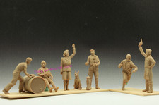 3D printing 1/72/32/48 Resin WWII German Luftwaffe flight crew (6 men and dogs)