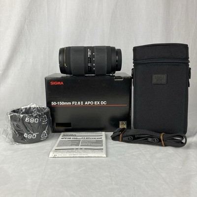 Sigma 50-150mm F/2.8 II APO EX DC HSM for Sigma AF SA Mount w/ Box, Bag, Manual