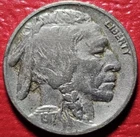 1917 D Buffalo Nickel 5C Coin