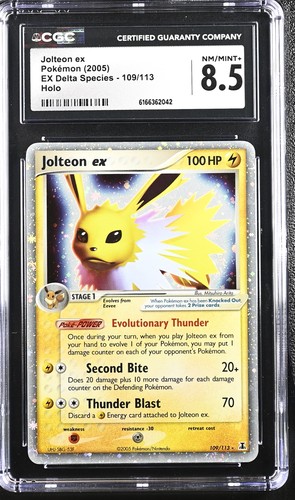 Jolteon ex graded CGC 8.5 for sale on eBay