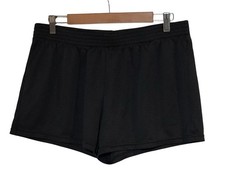 Danskin Women’s Exercise Athletic Shorts Black Large (12-14)