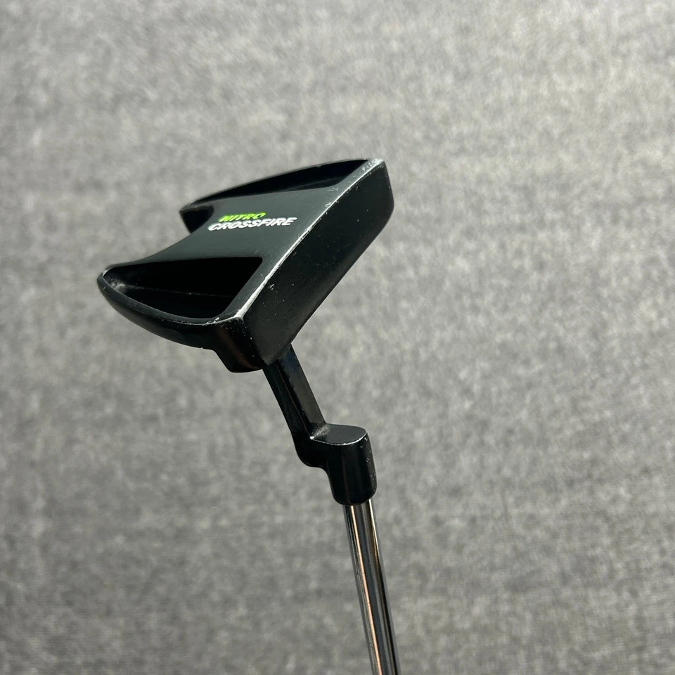 Nitro Crossfire Youth Junior Golf Club Mallet Putter RH Steel Shaft - Image 2 of 4