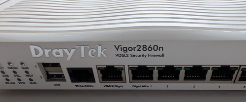 DrayTek Vigor2860n vDSL2 Wireless & Security Firewall with UK PSU - Afbeelding 2 van 7