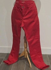 Ann Taylor LOFT Women's Modern Skinny Stretch Jeans - Red - NWOT 