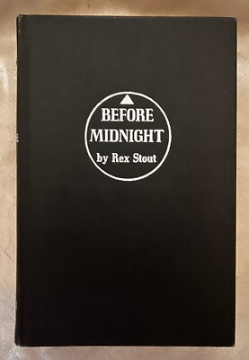 First Edition 1955 Vintage Mystery by Rex Stout: Before Midnight