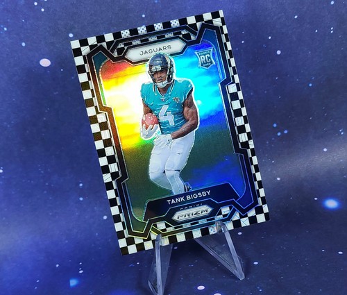 2023 Panini Prizm tanque Bigsby novato negro blanco damas tablero de ajedrez jaguares - Imagen 5 de 14