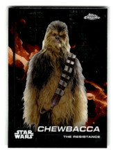 2024 Topps Chrome Star Wars Galaxy Card 107 Chewbacca