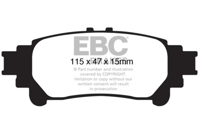EBC ED91850 Bremsscheiben Bremsbelagsatz Für 10 Lexus rx350 3 5 Japan Extra Duty