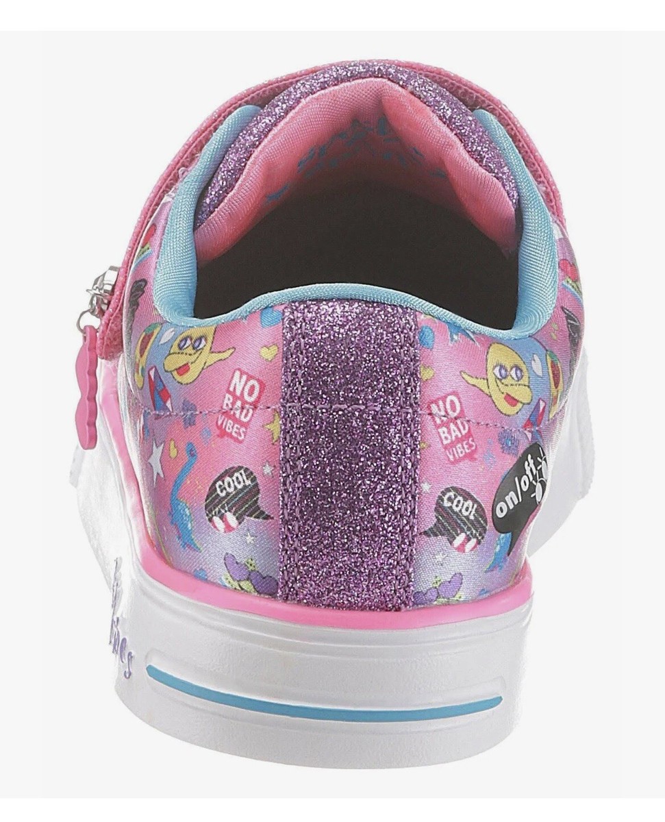 のこ様٭•。❁。.*・゜ Skechers Twinkle Toes Emoji Sparkle Breeze Cutie Light Up