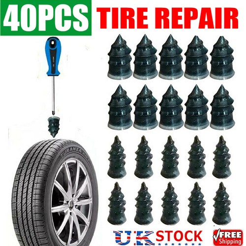 Tire Repair Screw in Rubber Plug Nail Car Tyre Puncture Repair Kit Off