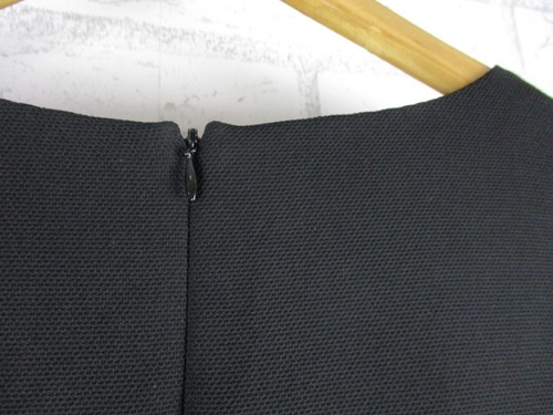 Portmans womens pencil peplum dress black 10 V-neck cap sleeve - Picture 8 of 10