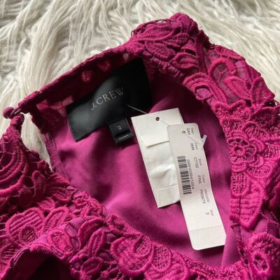J Crew Sleeveless Floral Lace Sheath Dress | eBay