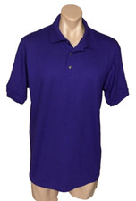 MEN'S GILDAN SHORT SLEEVE POLO SHIRT-SIZE: MEDIUM BCK