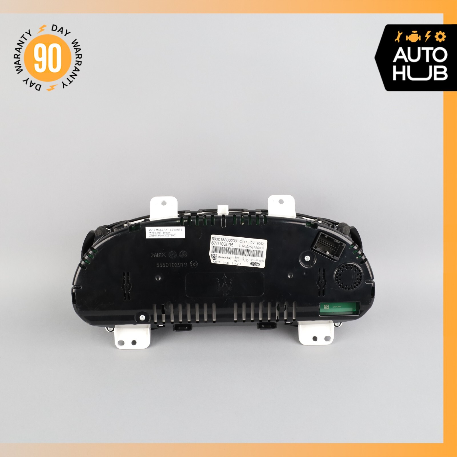 17-20 Maserati Levante M161 3.0L V6 Instrument Cluster Speedometer OEM 75k