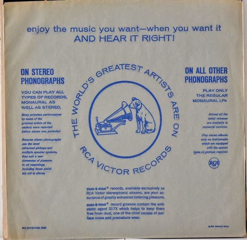 RCA LIVING STEREO LSP 2258 ED1 USA 1961 HENRY MANCINI "COMBO" - Imagen 3 de 5