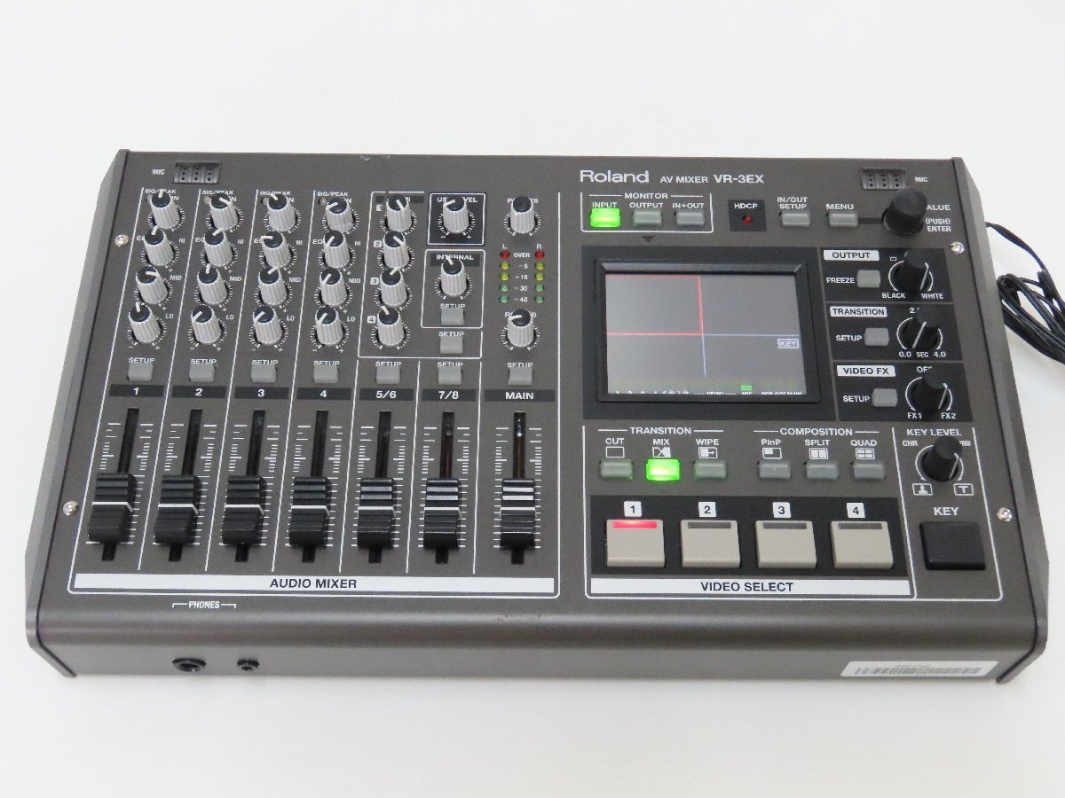 Roland VR3EX Allinone AV Mixer 4ch Video Switcher Video Production