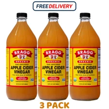 Organic Apple Cider Vinegar with The Mother 32 Fl oz Pack of 3
