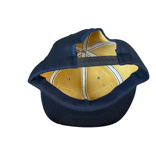 VTG swingster navy snapback blue Goodyear hat embroidered mesh adjustable cap - Picture 2 of 4