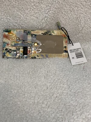 Brahmin Superbloom Melbourne Leather Credit Card Wallet