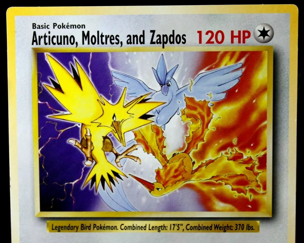 Articuno / Moltres / Zapdos (Roc /Fênix e Suzaku / Thunderbird)