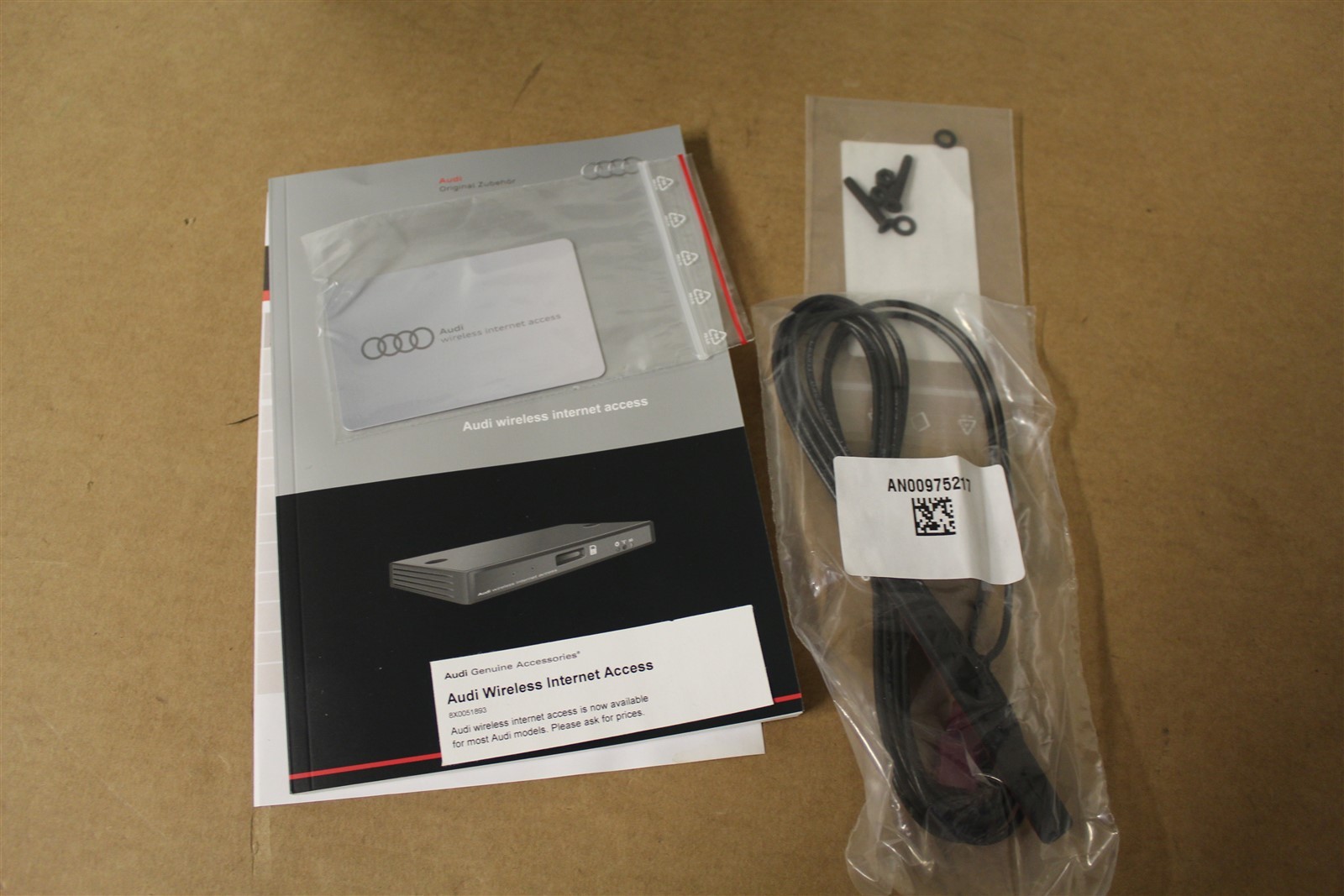 Retro-fit wireless internet router kit various Audi models 