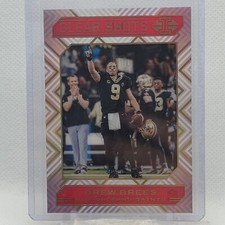 2020 Panini Illusions Football Drew Brees Clear Shots Pink /399