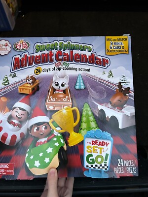 2022-039-the-elf-on-the-shelf-039-sweet-spinners-24-piece-advent-calendar-ebay
