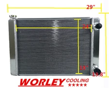 CA-Dual Pass Universal Crossflow 24" Core Aluminum Radiator manual MT brand new