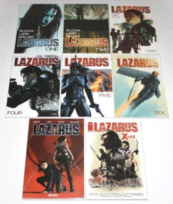 Lazarus Volume 1-7 & X+66 TPB Complete Set - Image Comics (Lot of 8)