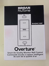 LOWEST PRICE! NuTone Overture Smart Air Quality Wall Control (BIAQWC100P)-New!