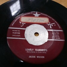 Lonely Teardrops/In The Blue Of Evening - Jackie Wilson- 45 RPM Northern Soul 7"